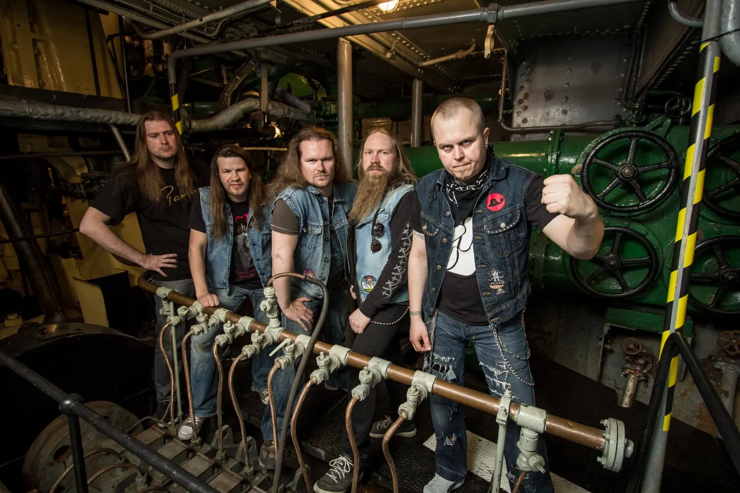 Ansambel Herald (vasakult): Jaan Liinat, Meelis Endla, Egert Vandel, Tauno Nava ja Sven Varkel.