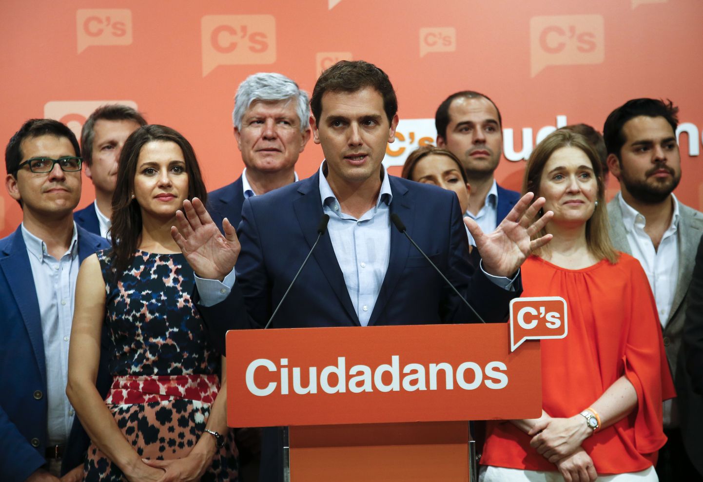 Hispaania erakonna Ciudadanos liider Albert Rivera