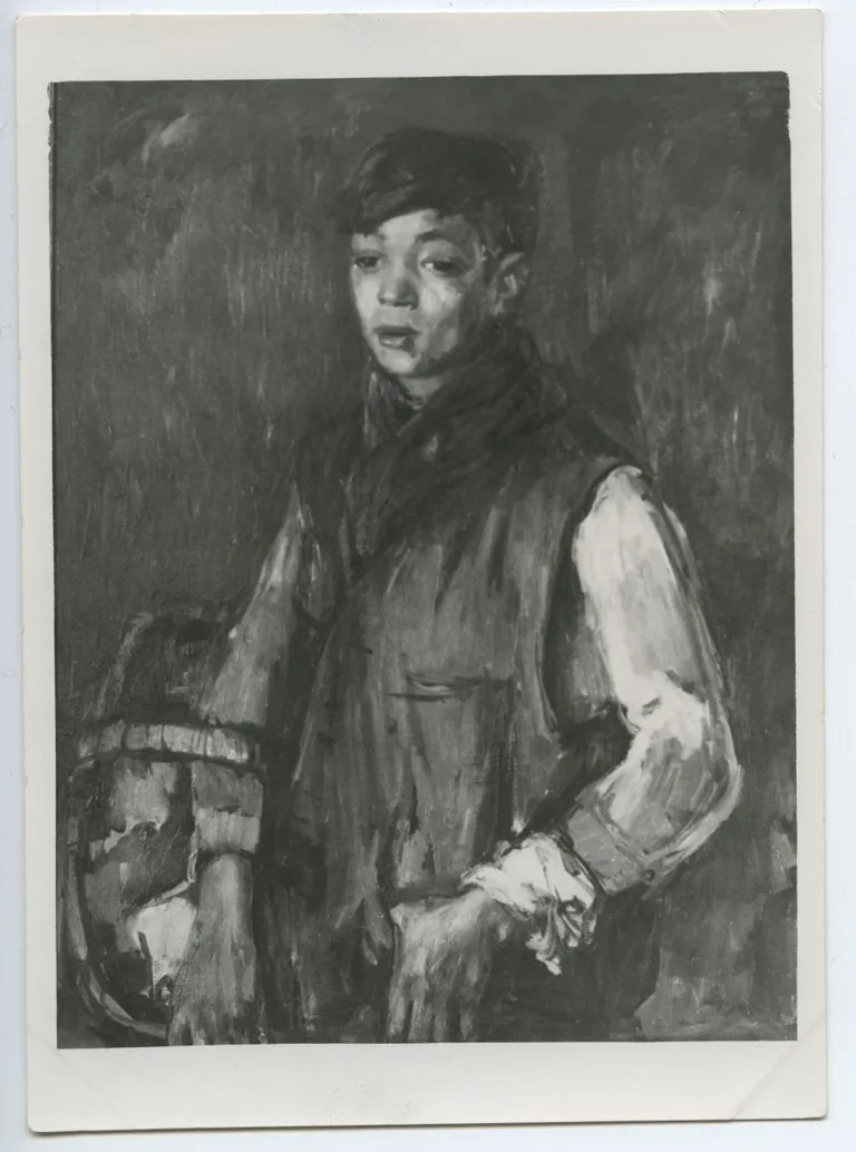 Andrus Johani. Mustlaspoiss. 1941. Õli
