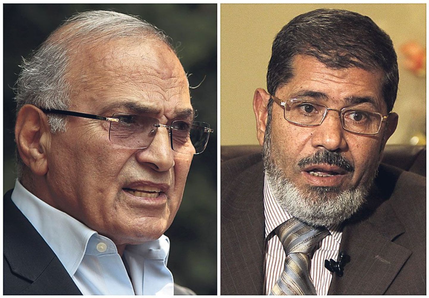Ahmed Shafiq ja Mohamed Mursi teel teise vooru.
