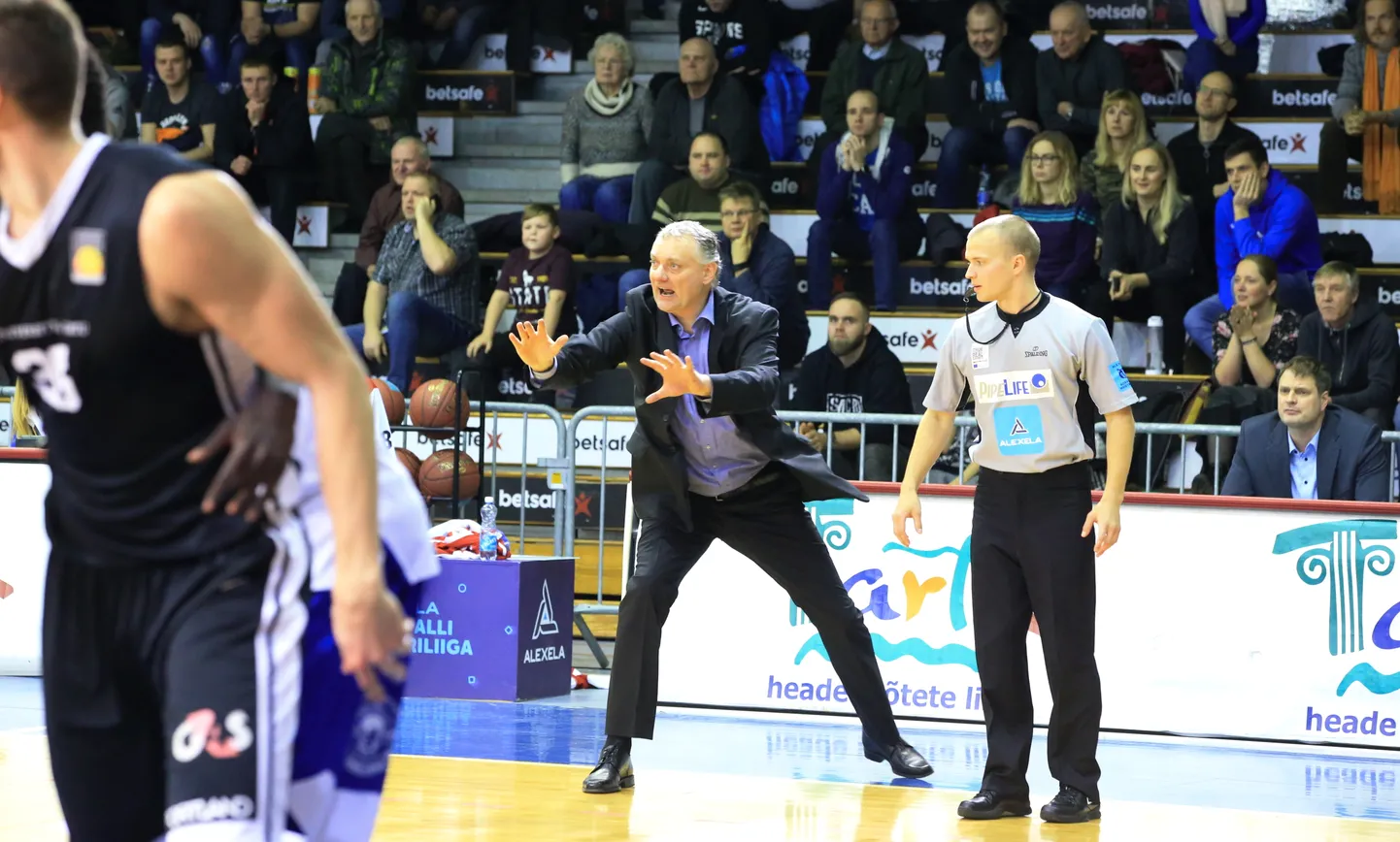 Tallinna Kalevi peatreener Gert Kullamäe.