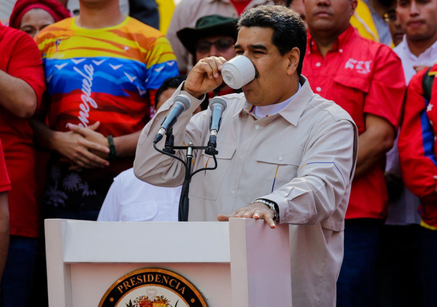 Venezuela president Nicolás Maduro .