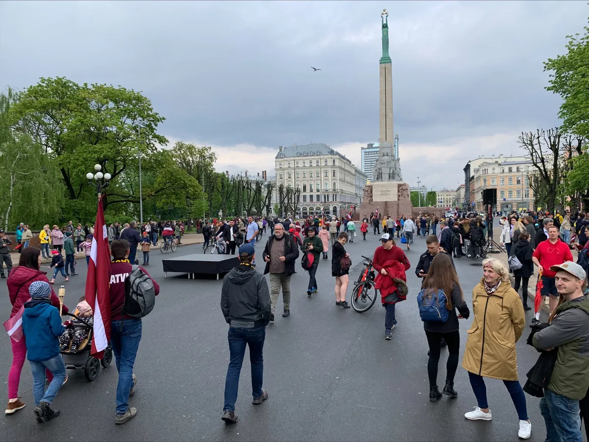 Участники акции протеста