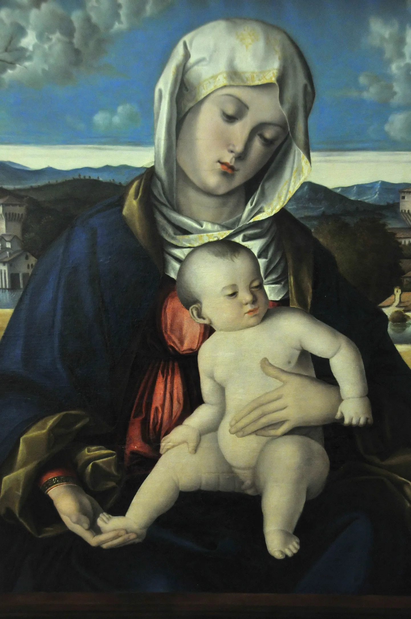 Itaalia renessansimaal «Madonna lapsega.» Pilt on illustreeriv