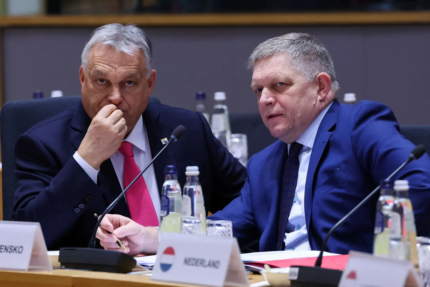 Ungari peaminister Viktor Orbán ja Slovakkia peaminister Robert Fico.