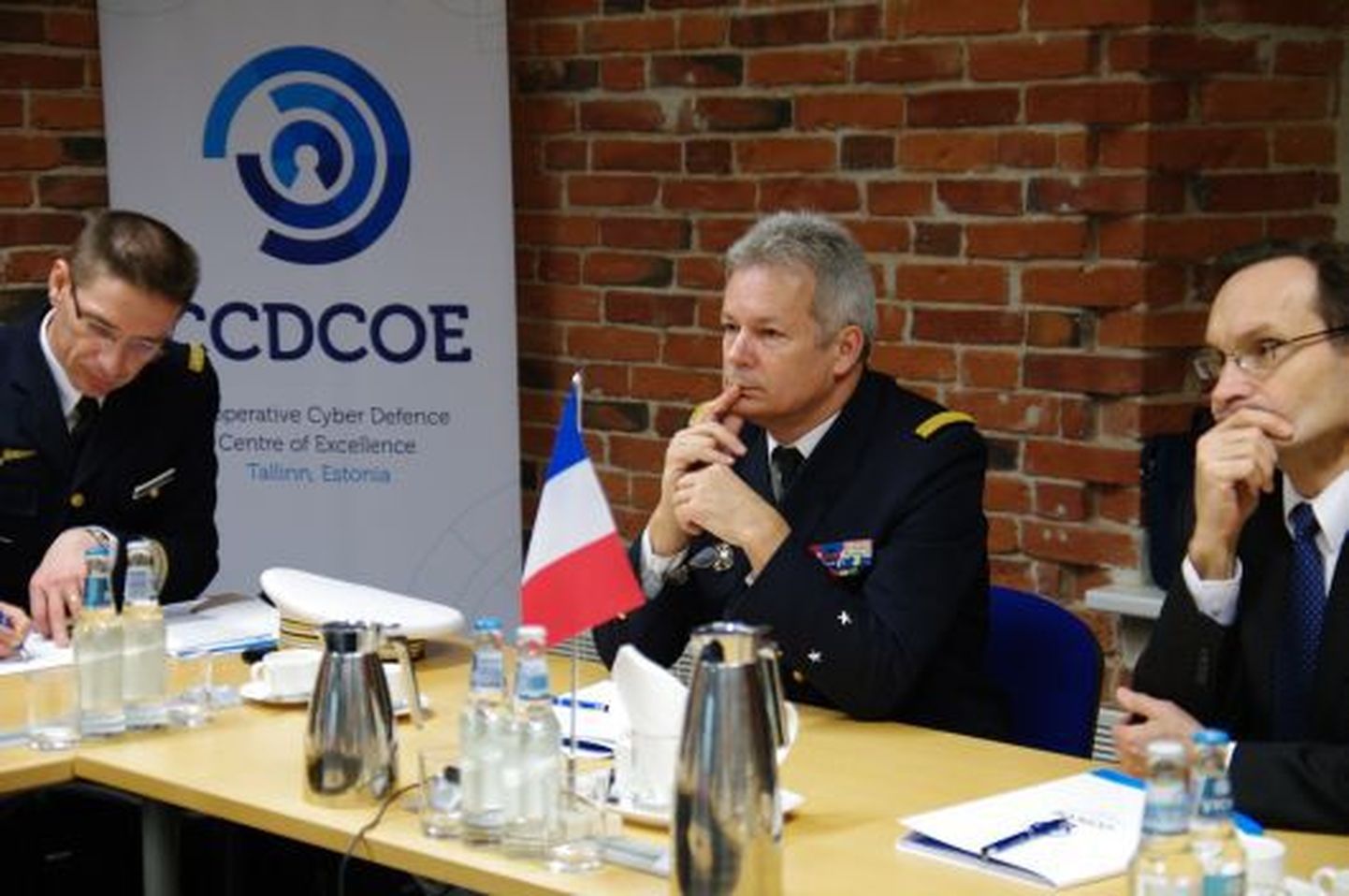 Prantsuse Relvajõudude Peastaabi küberkaitse osakonna juht kontraadmiral Arnaud Coustillière.