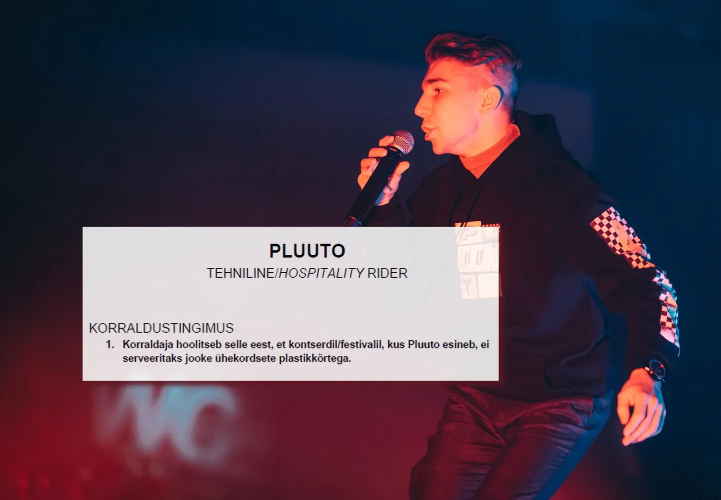 Räppar Pluuto liitus kõrrevaba väljakutsega.