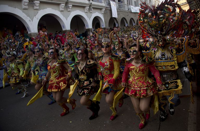 Maailmakuulus karneval Oruros. 