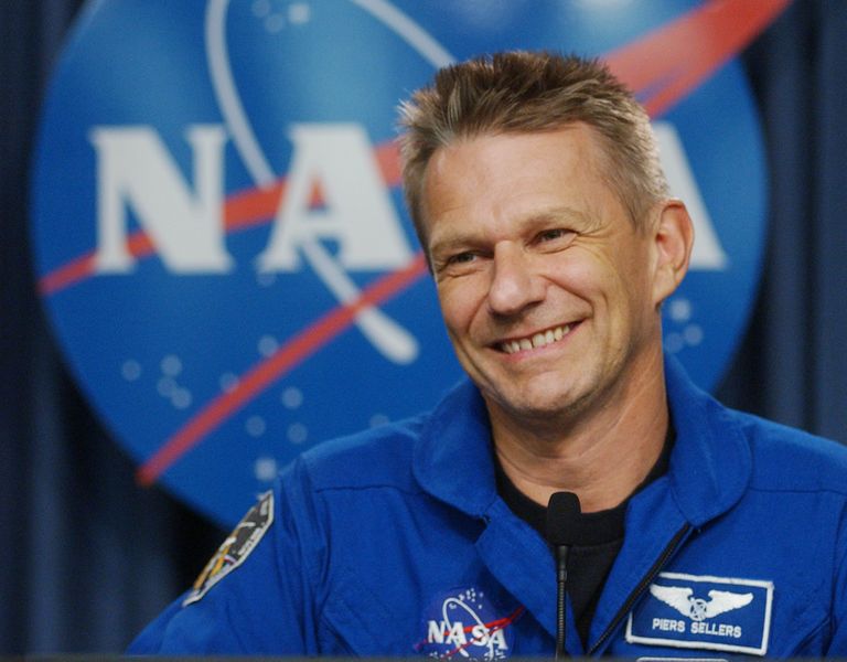Briti päritolu USA astronaut Piers Sellers 2006 Kennedy kosmosekeskuses Floridas.