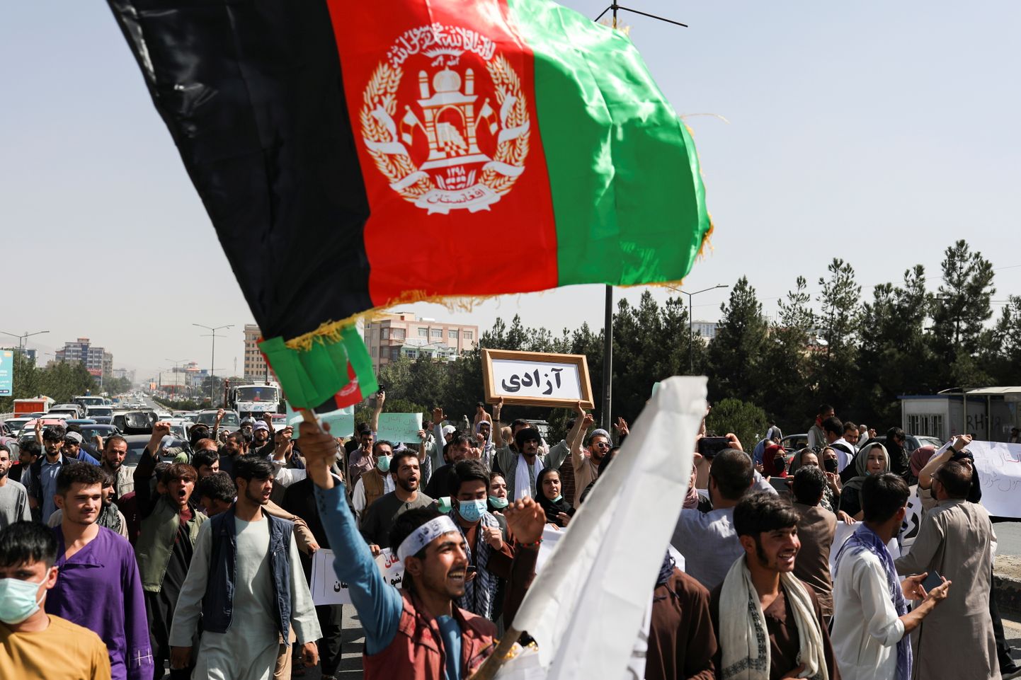 Protests pret Pakistānu Kabulā.