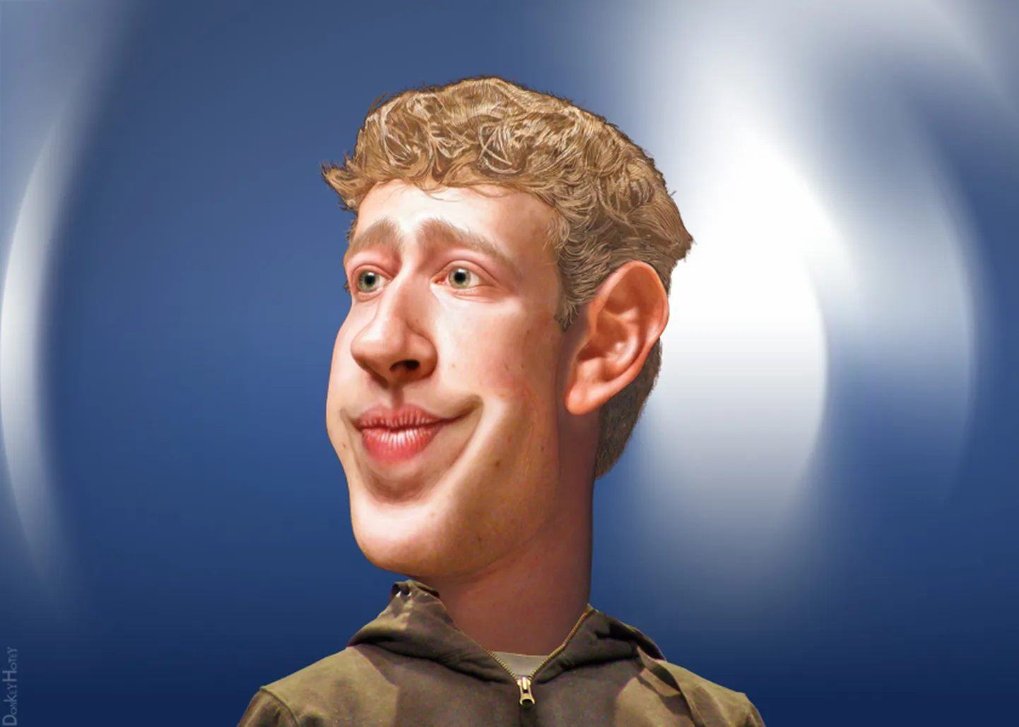 Meta tegevjuht Mark Zuckerberg karikaturisti pilgu läbi