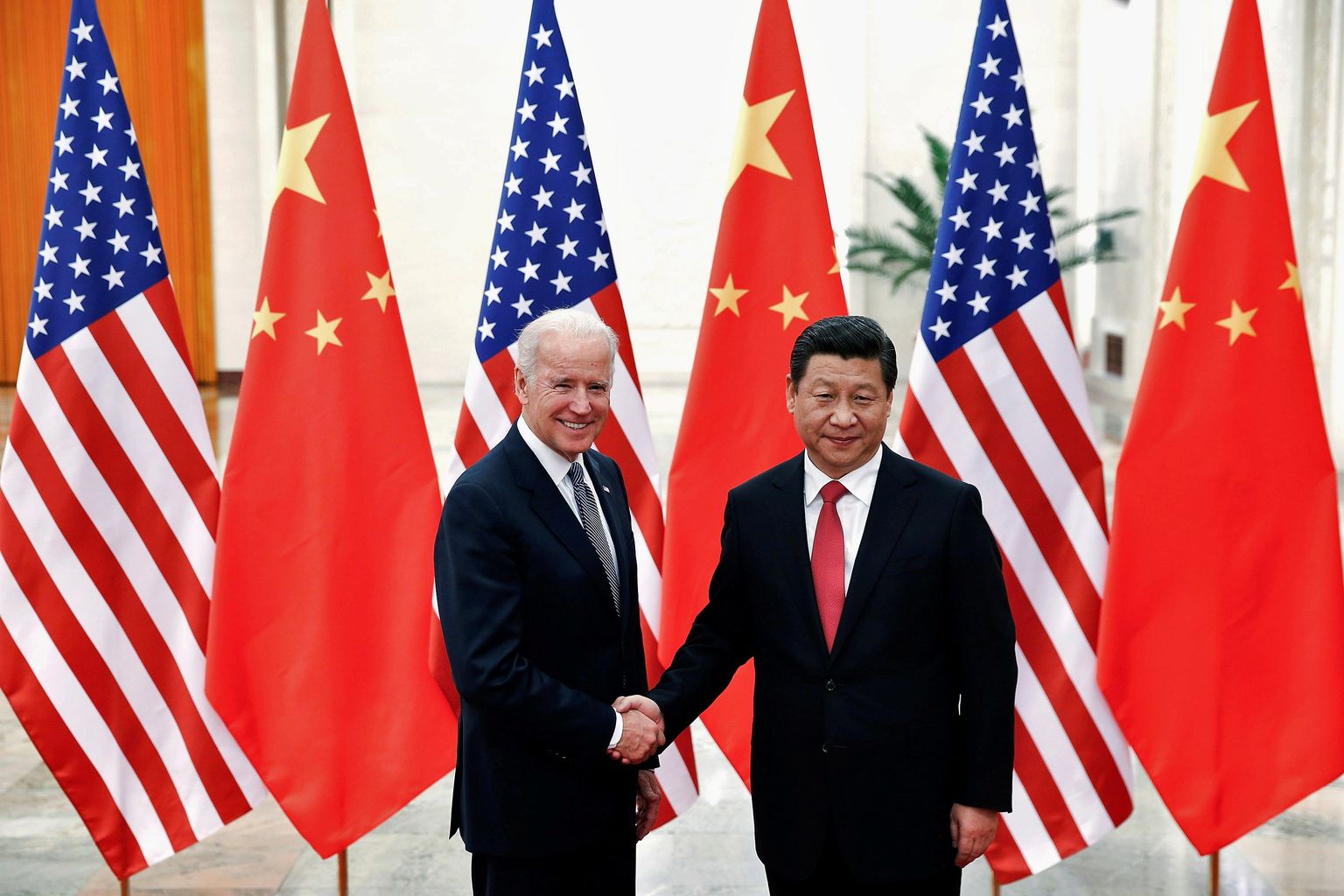 Joe Biden ja Xi Jinping 2013. aastal.