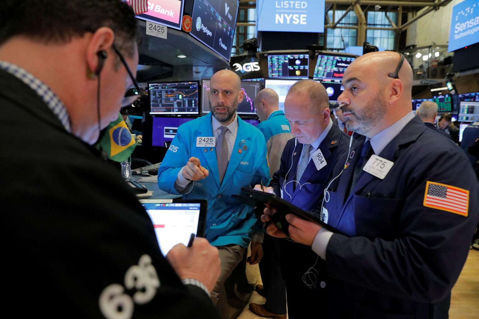 New Yorgi börsi aktsiakauplejad olid eile optimistlikult rõõmsad.