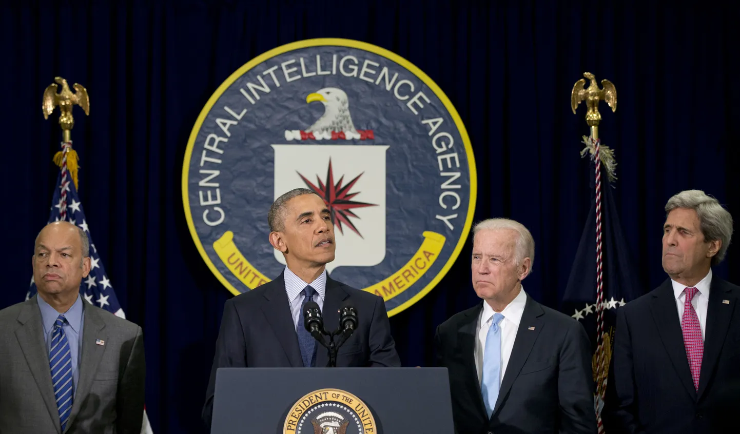 President Barack Obama oli Luure Keskagentuuri peamajas kõneledes veendunud Islamiriigi hävingus.