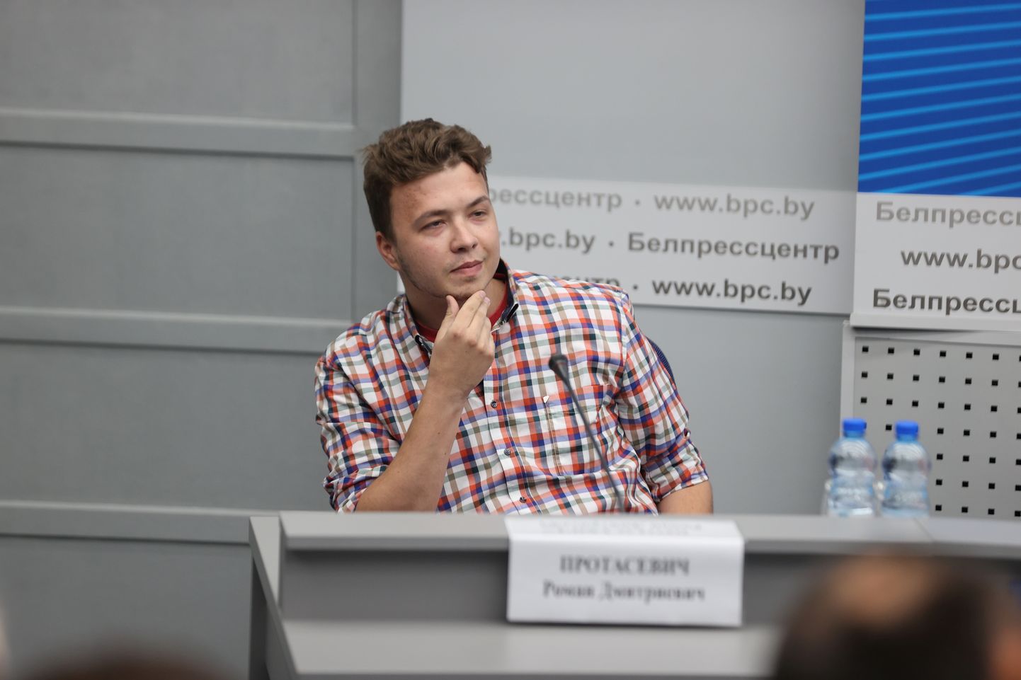 Baltkrievijas opozīcijas "Telegram" kanāla "Nexta" dibinātājs un bijušais galvenais redaktors Romāns Protasevičs.