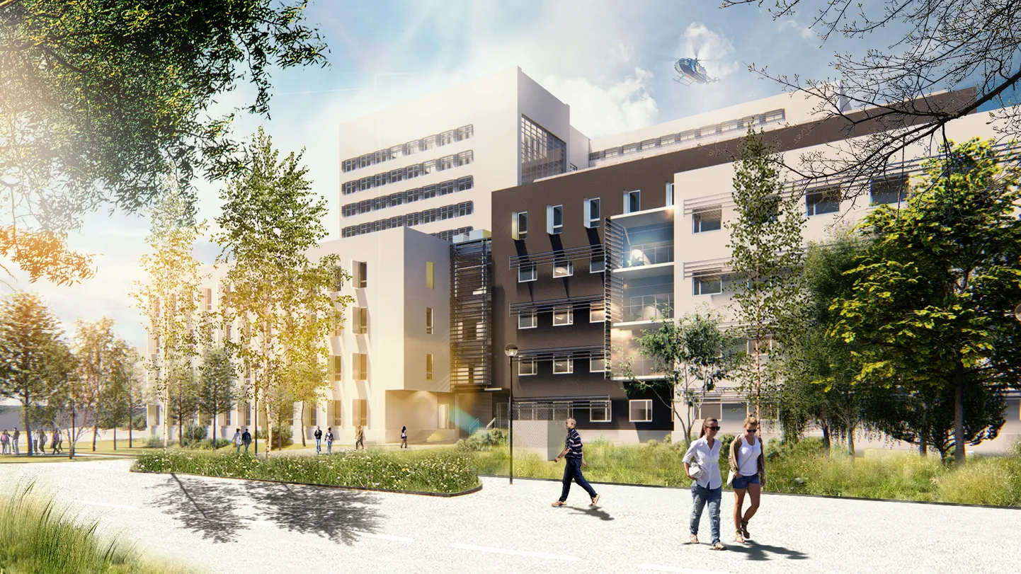 Regionaalhaigla 2023. aastal valmiv vähiravikeskus