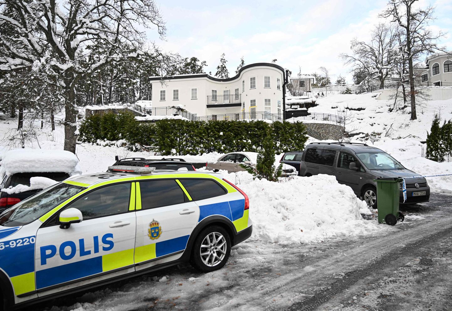 Rootsi politsei 22. novembril 2022 Stockholmis spioone vahistamas.