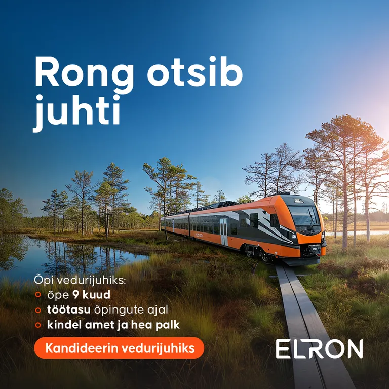 Elroni töökuulutus paneb kukalt kratsima: alguses õpid rongiga muru ...