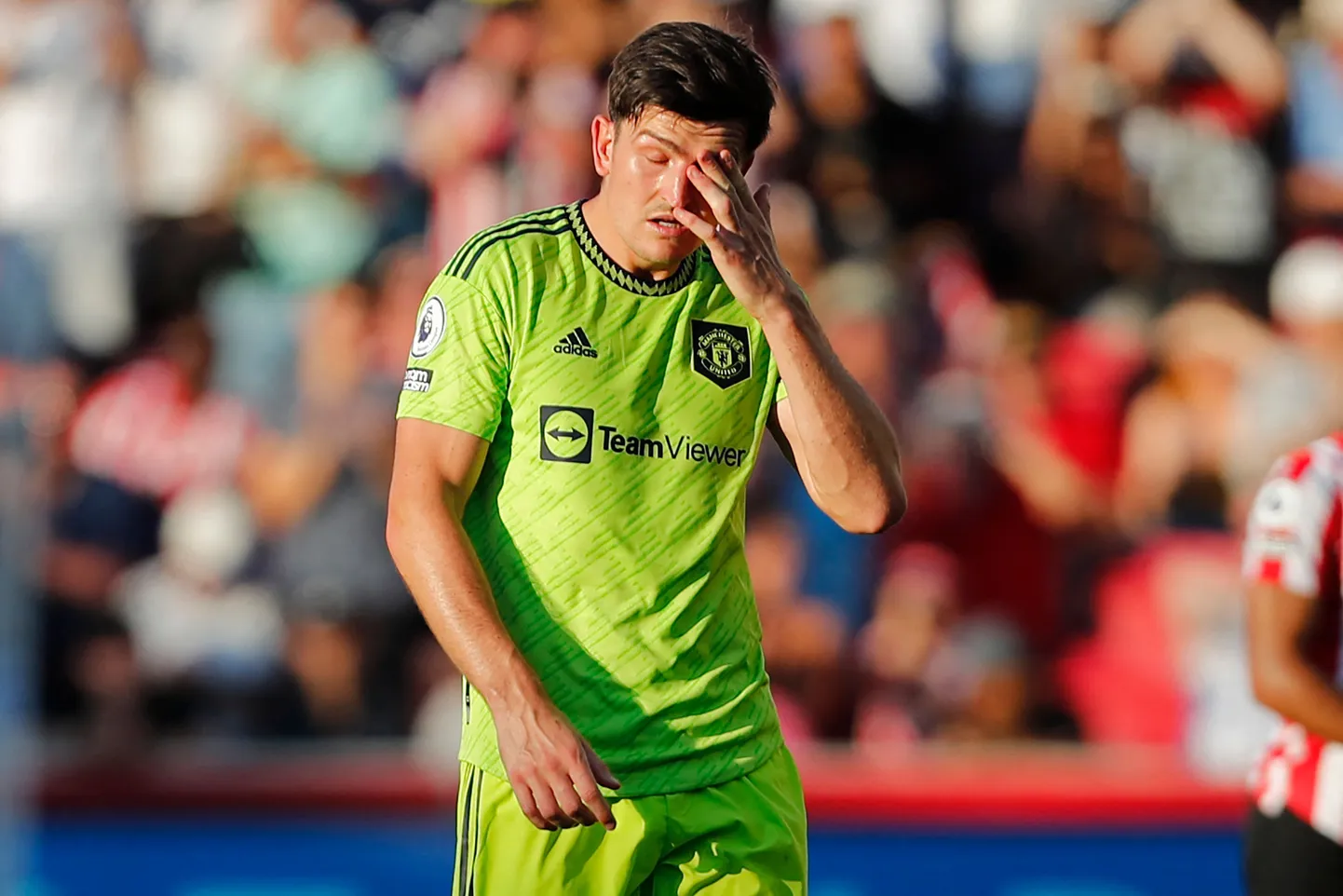 Manchester Unitedi kapten Harry Maguire.