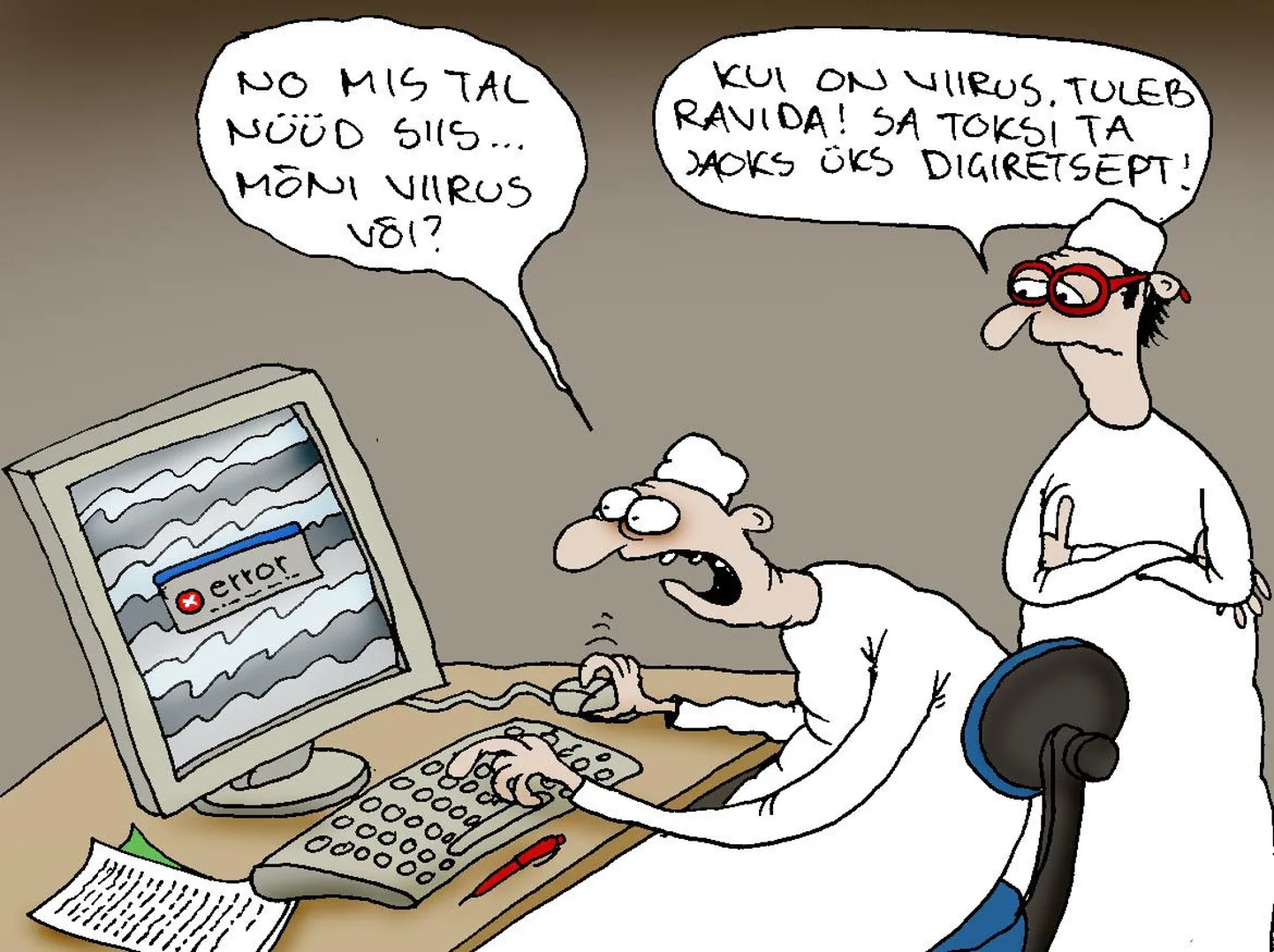 Arvutiviiruse vastu aitab digiretsept.
