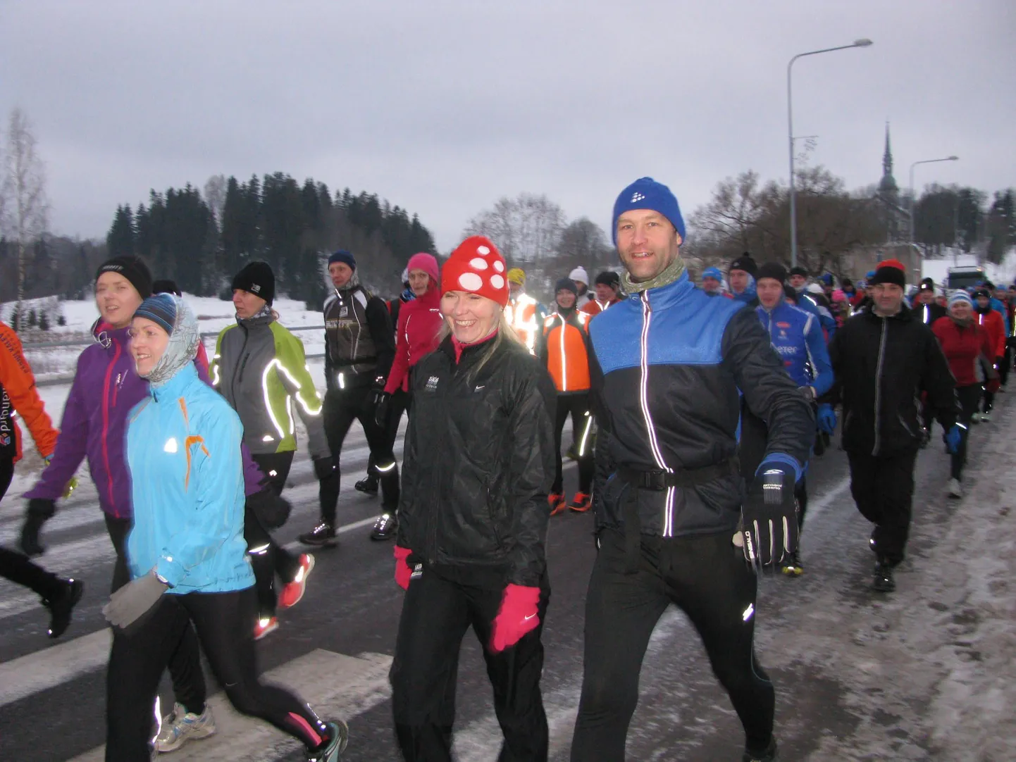 Otepää-Tartu kõndimis- ja jooksuüritusel osales tänavu 163 inimest, kellest finišisse jõudis 150.
