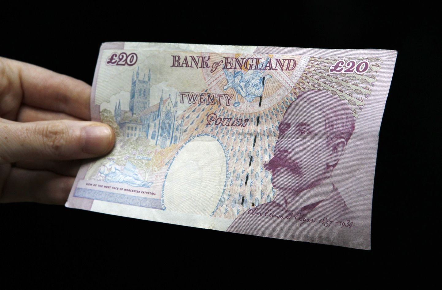 Helilooja Sir Edward Elgariga 20-naelane rahatäht muutub ajalooks.