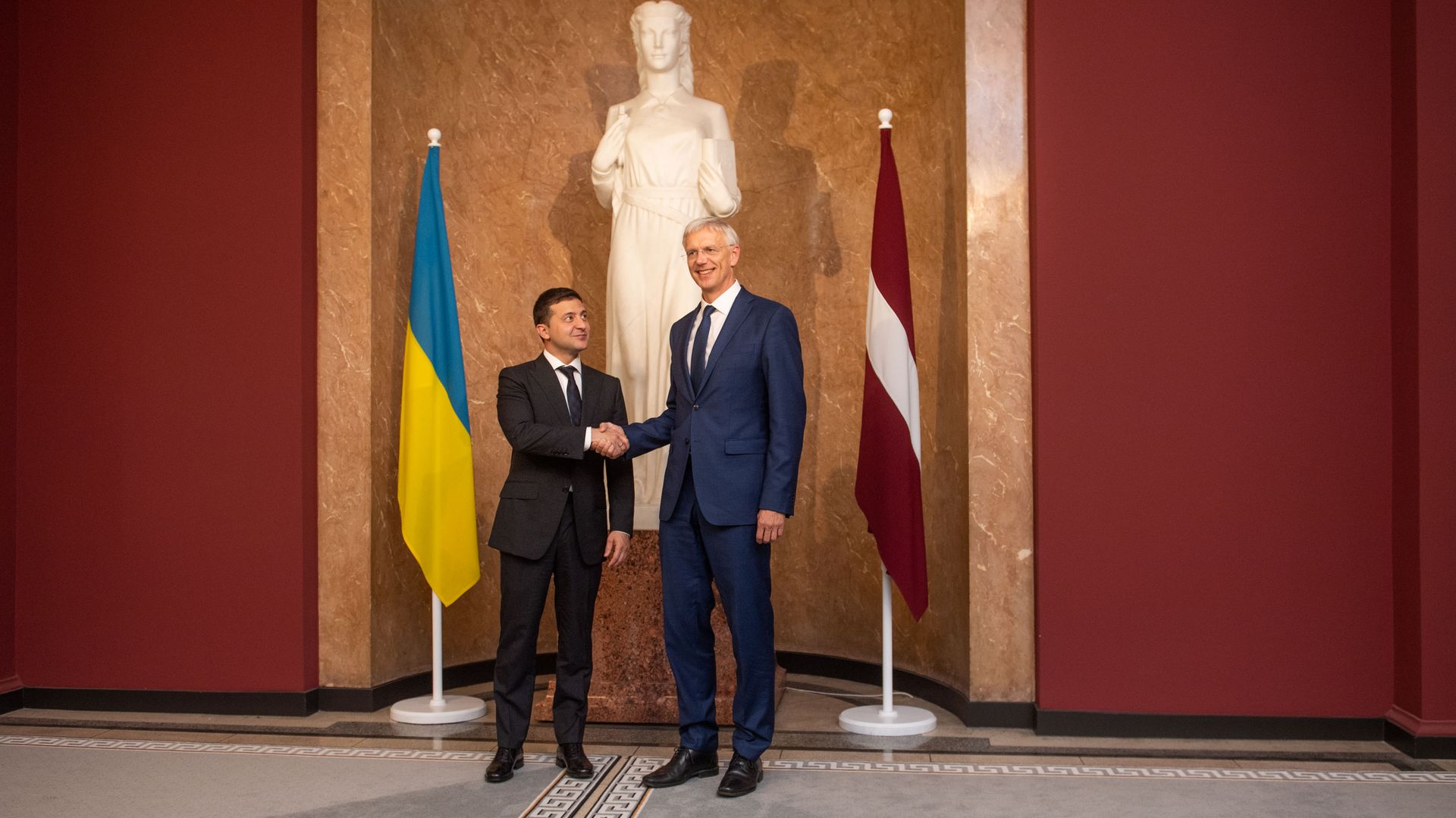 Foto: Ukrainas prezidents Volodimirs Zelenskis apmeklē Latvijas Republikas Saeimu un Ministru kabinetu