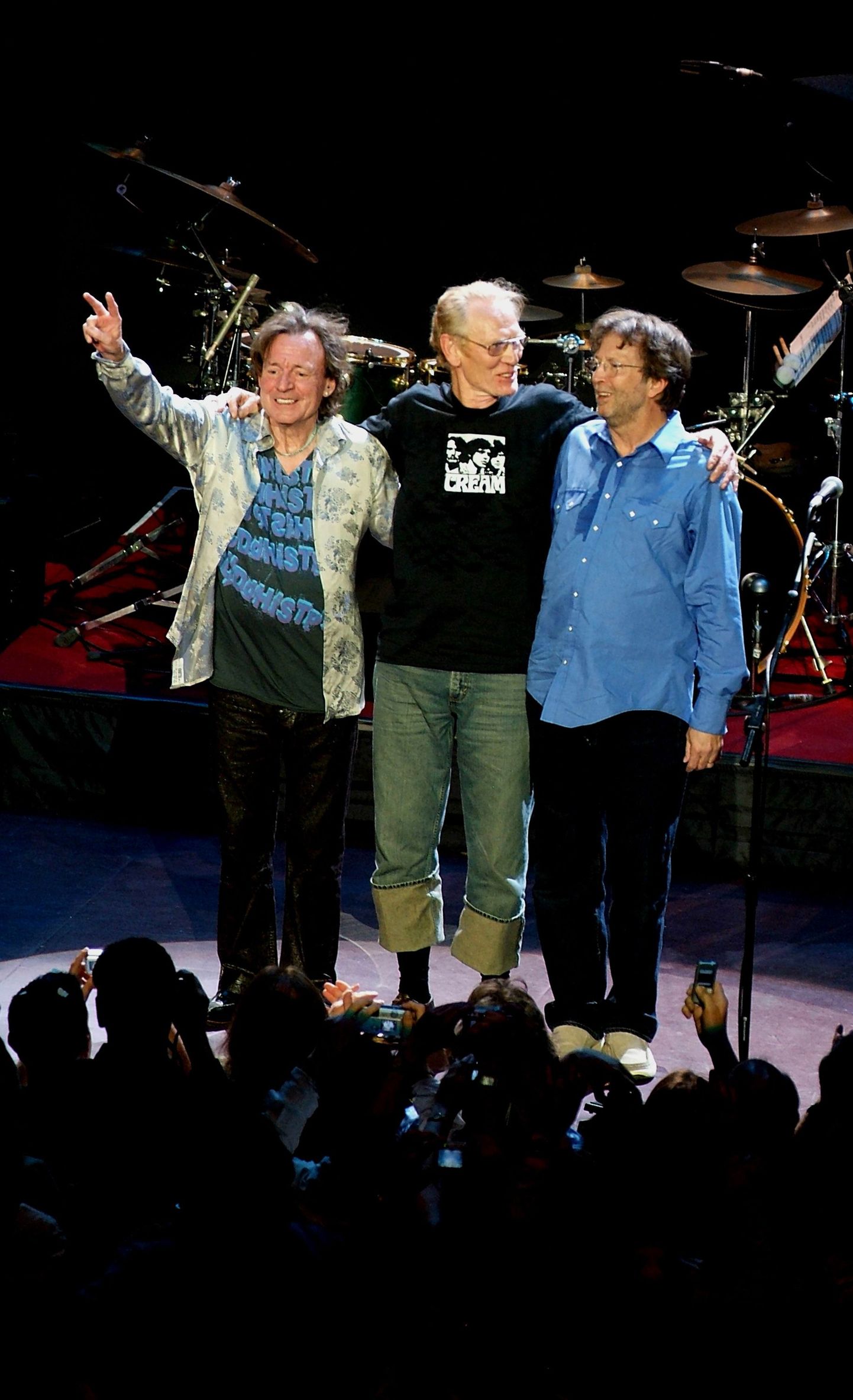 Jack Bruce, Ginger Baker ja Eric Clapton ansamblist Cream.