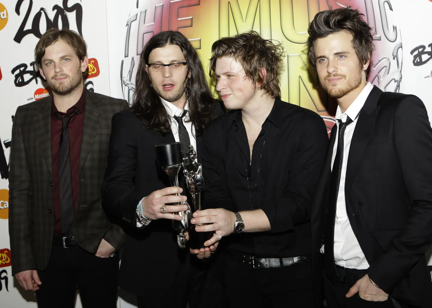 Caleb, Nathan, Mathew ja Jared Followill ansamblist Kings of Leon