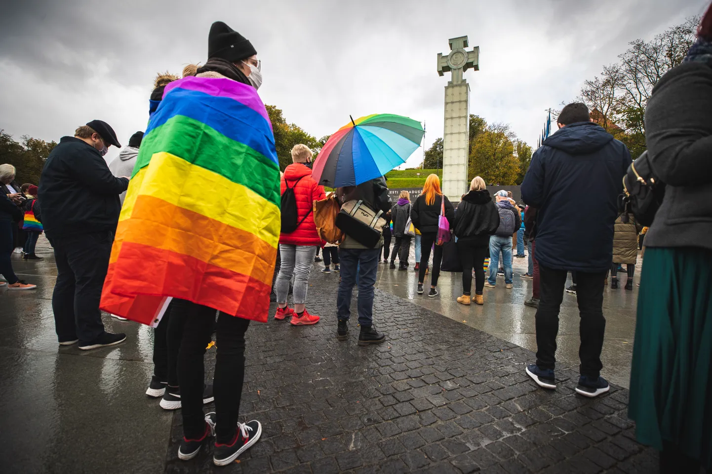 Heameeleavaldus Kõigi Õigus Abielule. 18.oktoobril väljendati Tallinna Vabaduse väljakul oma toetust Eesti LGBT+ kogukonnale ning kõigi kooseluvormide võrdsustamisele.
