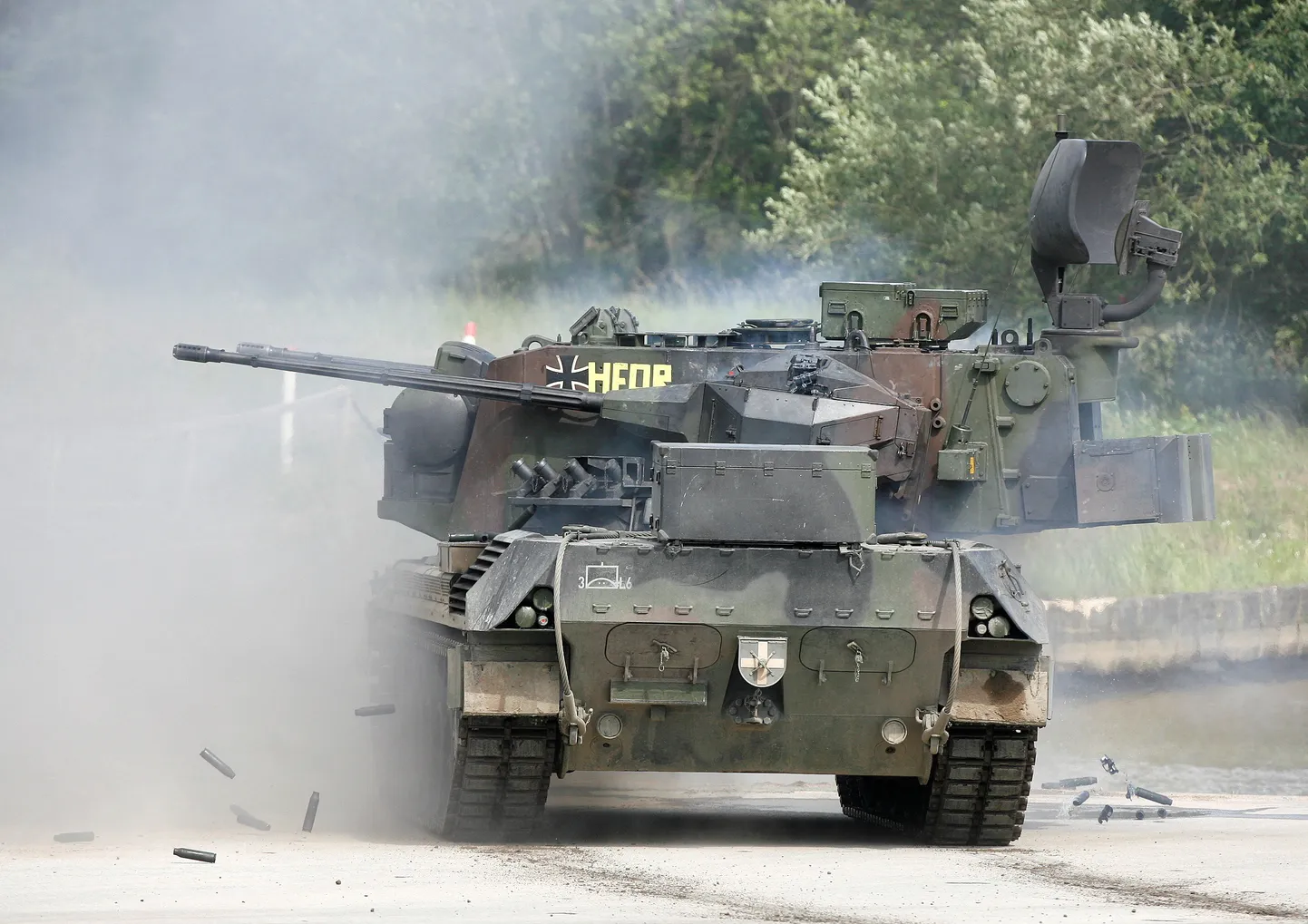 Zenītartilērijas tanks "Gepard".