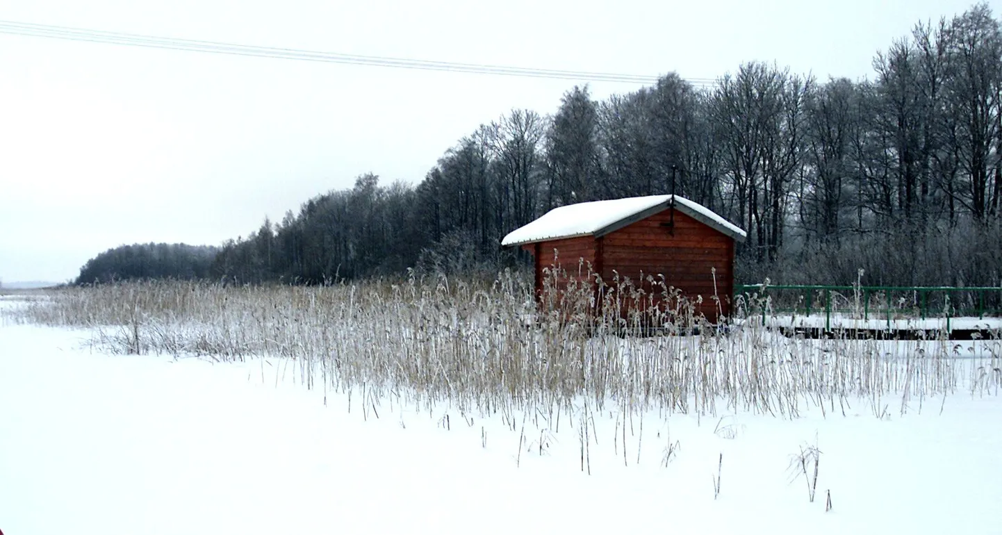 Talvine Ermistu järv.