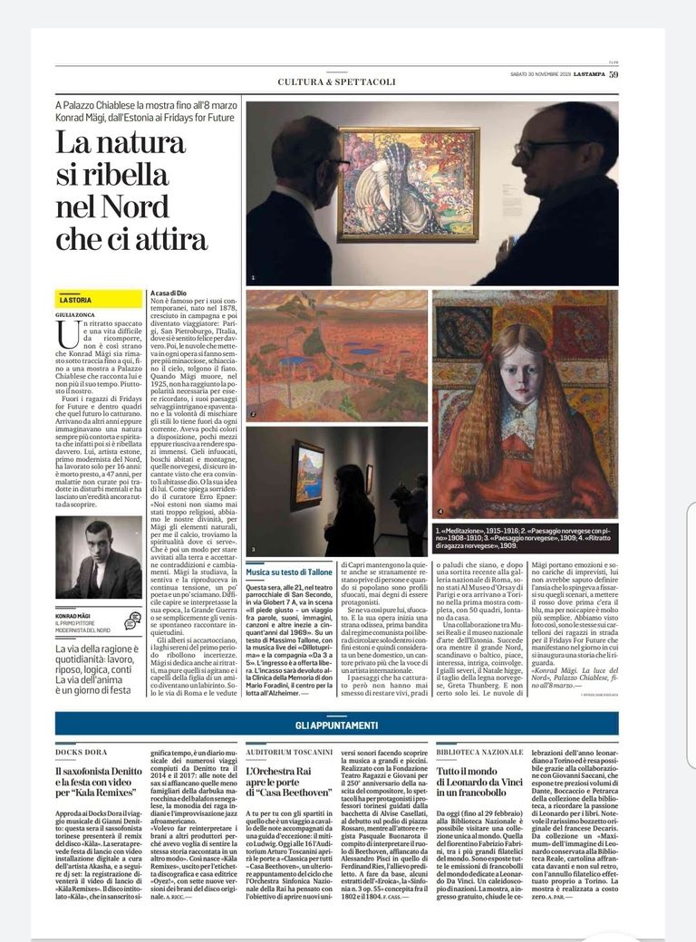 La Stampa, 30. november 2019
