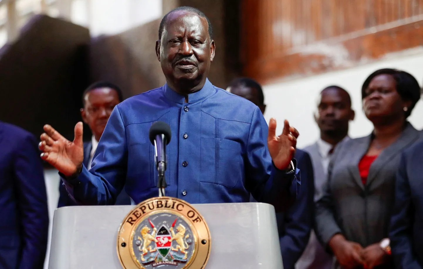 Keenia opositsioonijuht Raila Odinga.