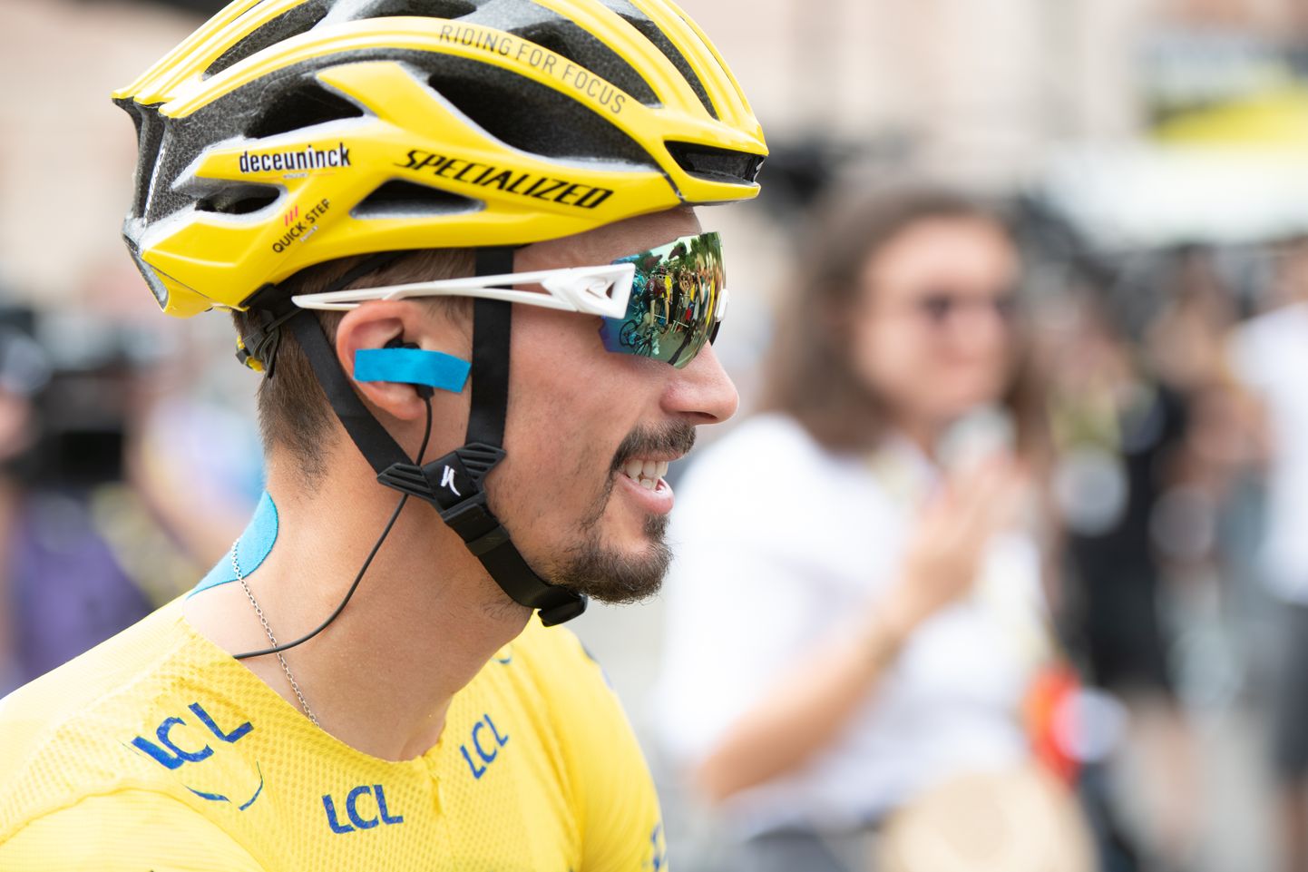 Julian Alaphilippe hoiab hetkel Tour de France'i liidripositsiooni.