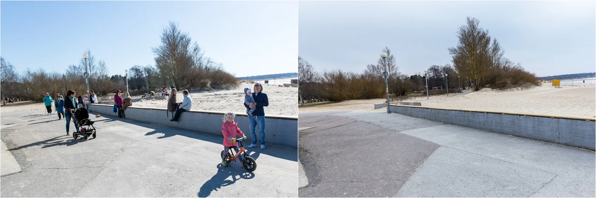 Koroonaviirus: Tallinn enne ja nüüd.