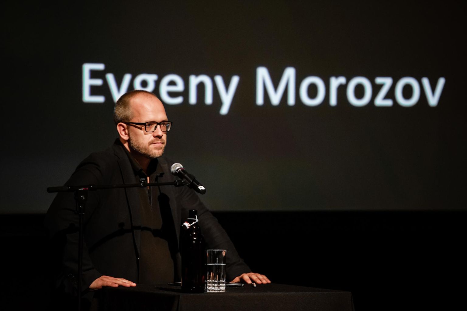 Evgeny Morozov septembri lõpus Tallinnas esinemas.