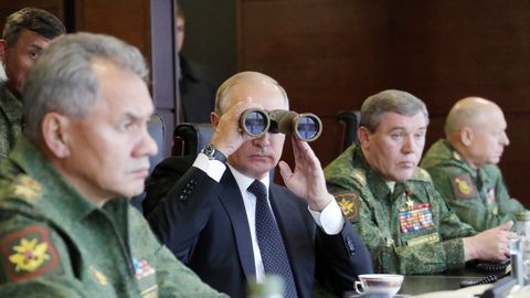 Путин прибыл в Ленинградскую область для наблюдения за учениями 