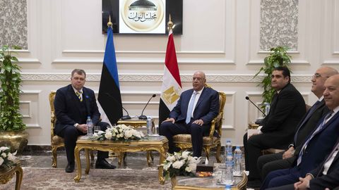 Riigikogu esimees Hussar käis Egiptuses diplomaatilisel visiidil