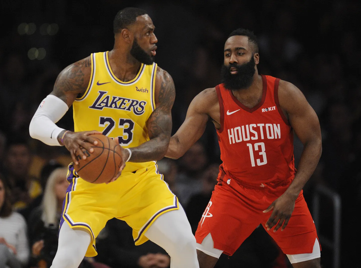 LeBron James proovis James Hardeni vastu jõudu. Seda oli rivaalist rohkem.
