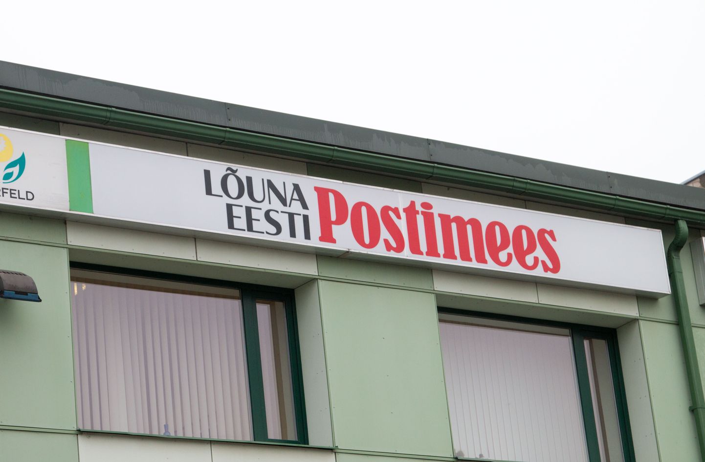 Lõuna-Eesti Postimehe toimetuse hoone Valgas, kus samuti kuulutusi vastu võetakse.