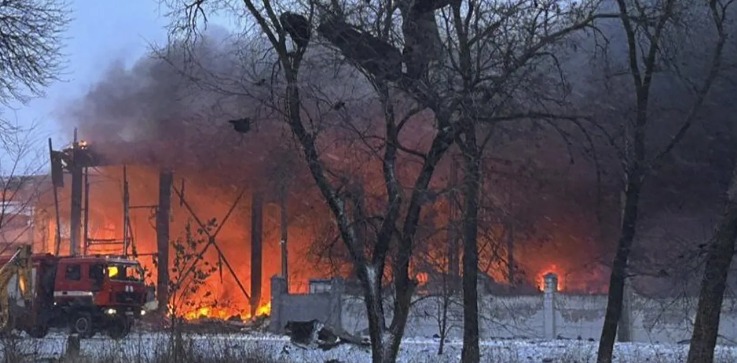 Raketirünnak Ukrainale 8. jaanuari varahommikul. Venemaa jätkab kriitilise infrastruktuuri pommitamisega.