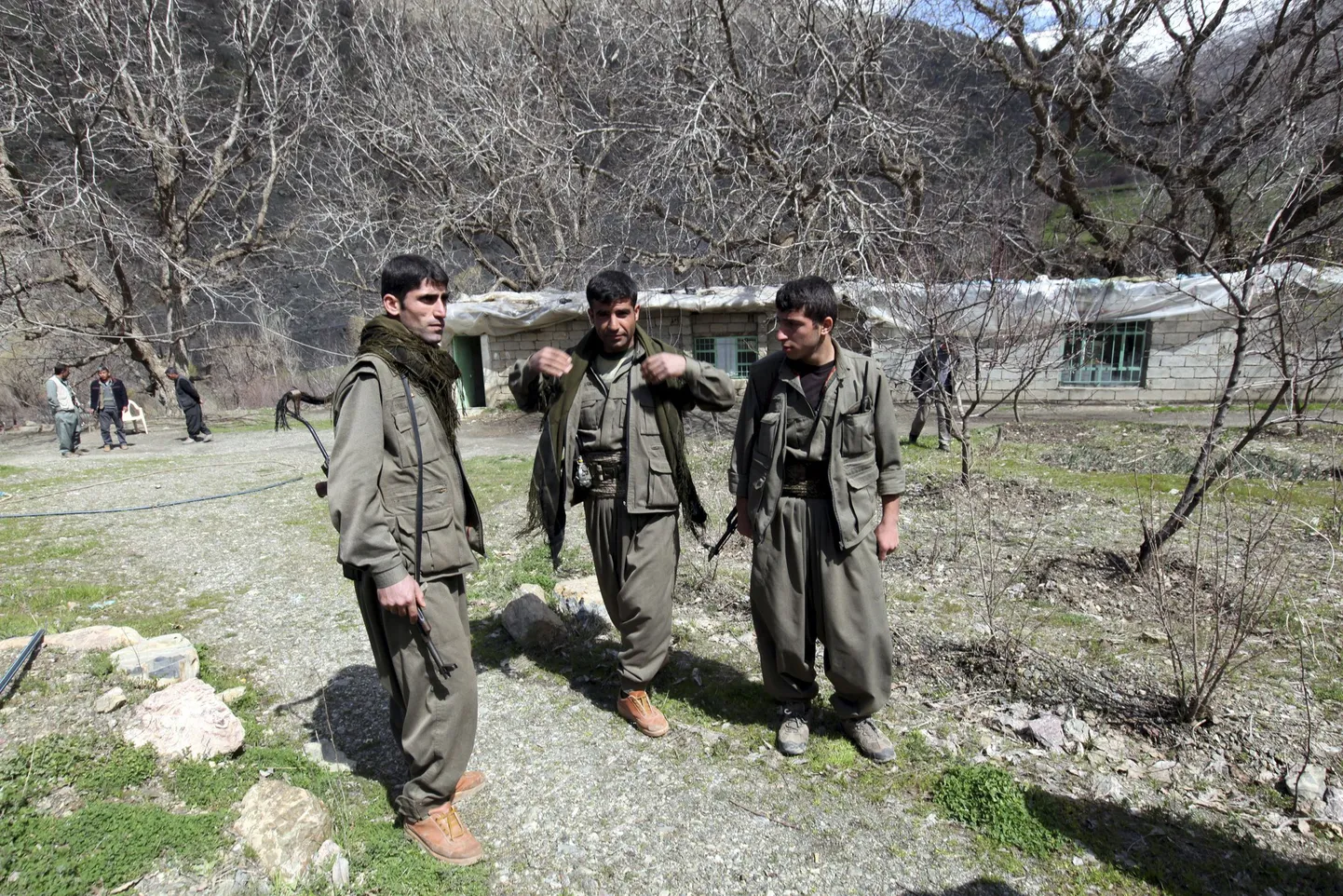 Kurdistani Tööpartei (PKK) võitlejad.