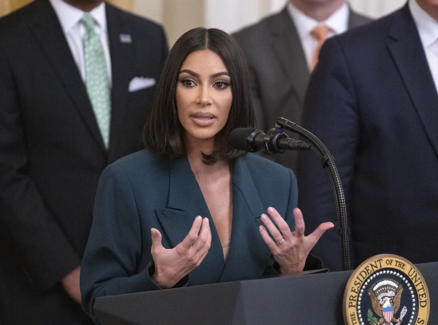 Kim Kardashian möödunud aasta aprillis Valges Majas