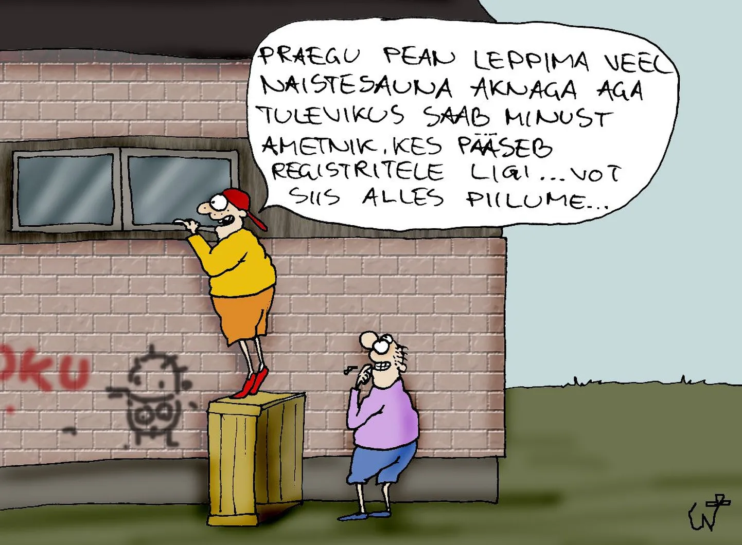 Ametnikud piiluvad.
