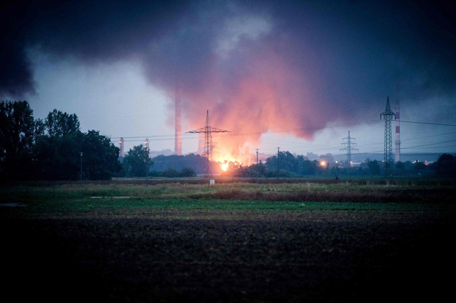 Bayernoili rafineerimistehases toimunud plahvatus.
