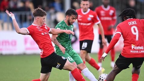 Liider Levadia komistas punaste laterna vastu, Flora pääses jälle napilt