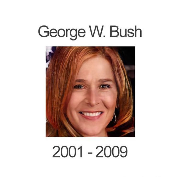 George W. Bush naisena