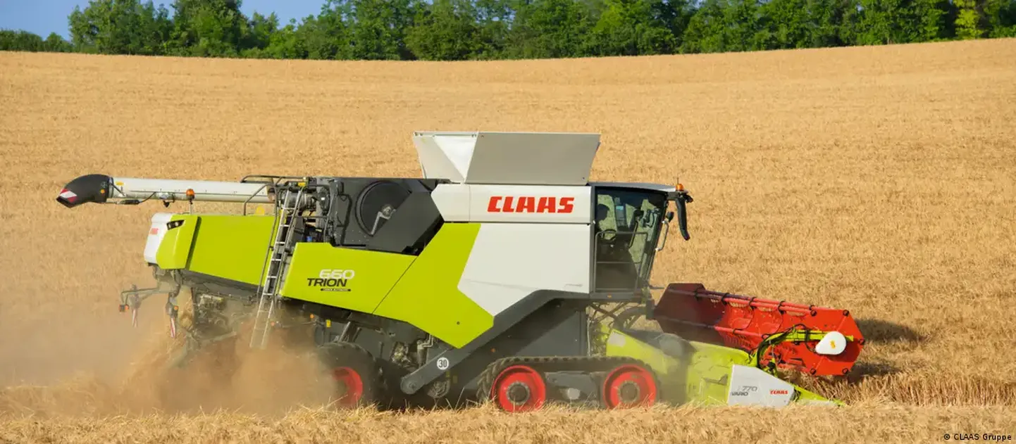 Немецкий концерн Claas - мировой лидер на рынке зерноуборочных комбайнов