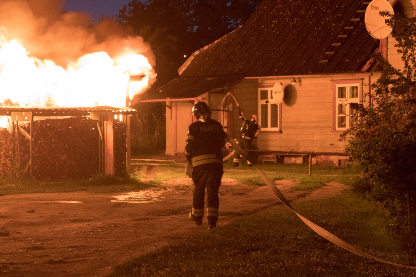 Tulekahju Viljandis.
